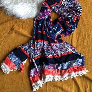 Anthropologie printed scarf